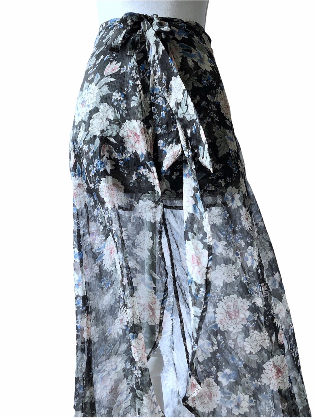 Windsor Sheer Boho Floral Skort Size Small